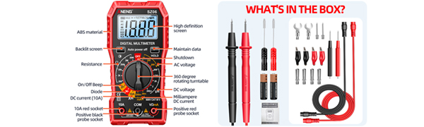 SZ06 Digital Multimeter Tester