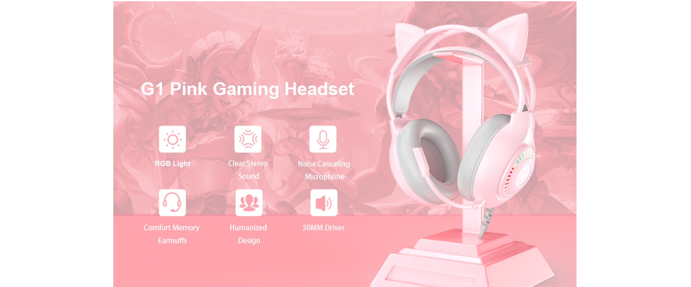 Anivia G1 Gaming Headset, Core Features Overview
