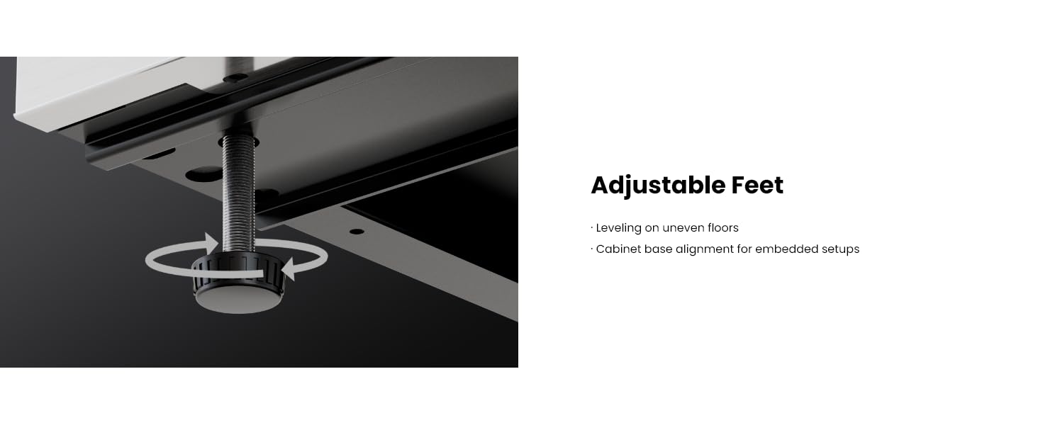 adjustable feet