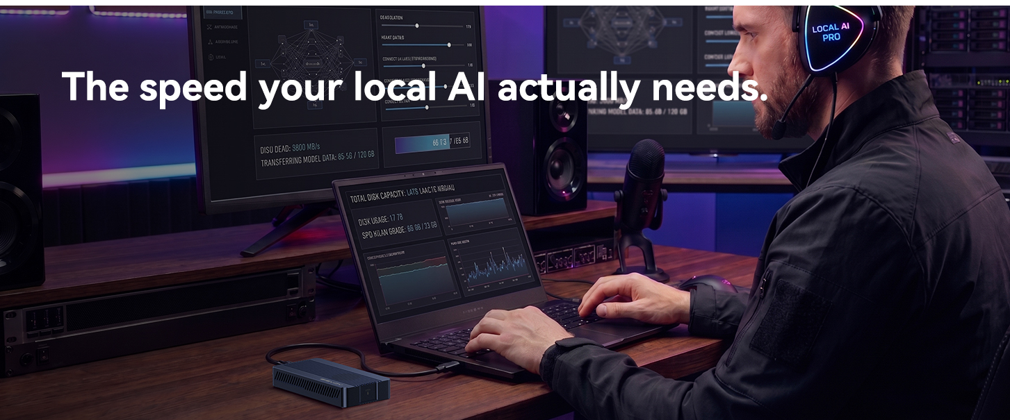 The speed your local Al actually needs.