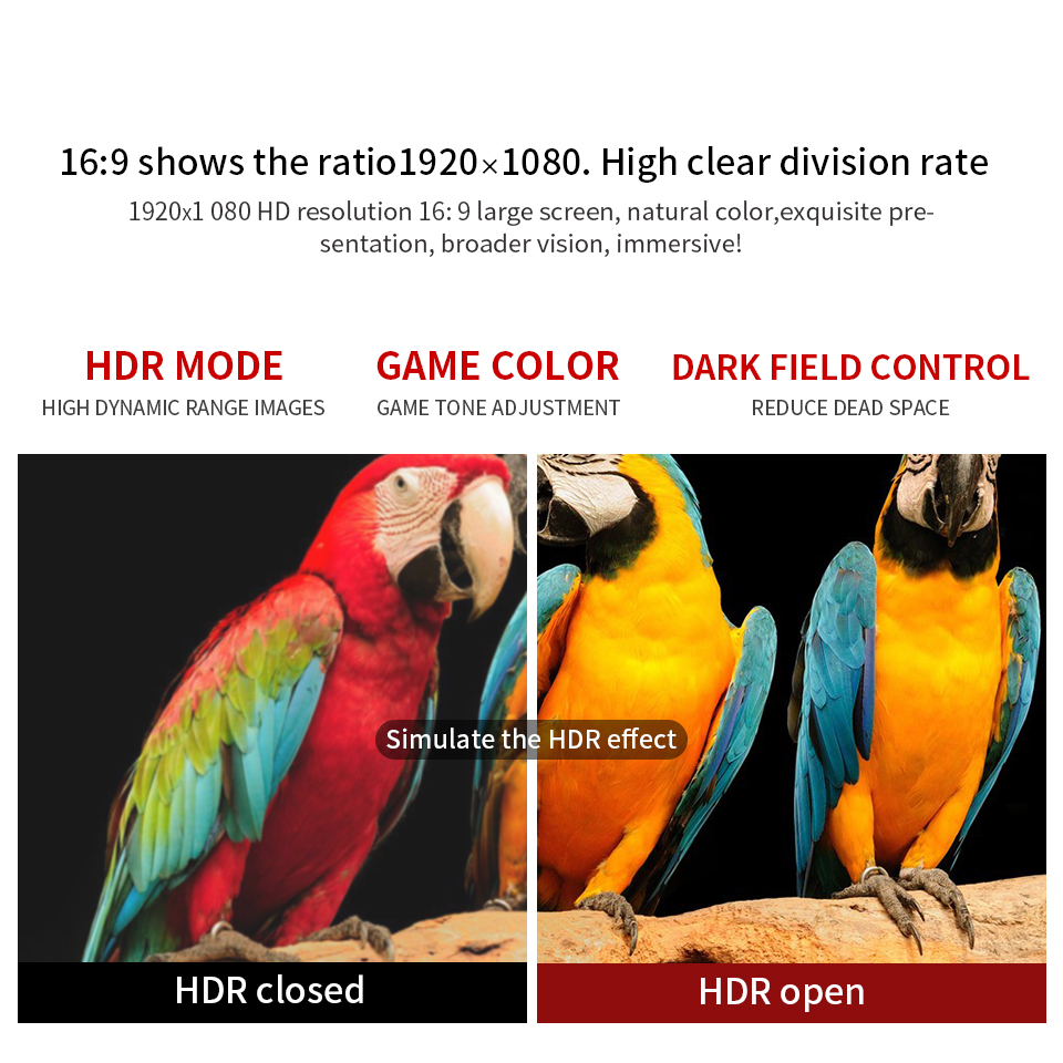 monitor 27 inch 75hz monitor 1080p monitor