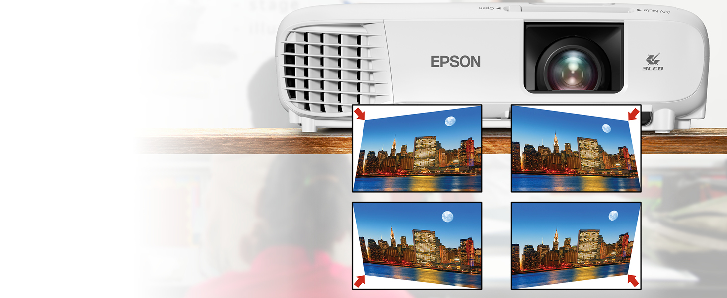 PowerLite E24 3,600 Lumens 3LCD Classroom Projector