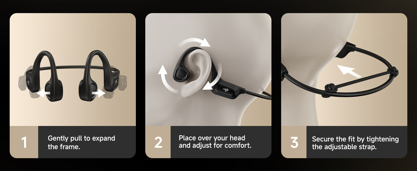 PSIER X12 Bone Conduction Headphones