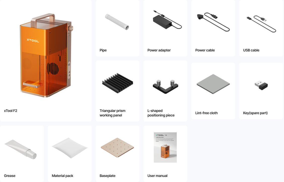 xTool F2 5W IR & 15W Diode Portable Dual Laser Engraver