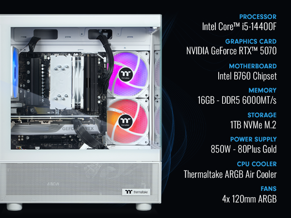 Thermaltake LCGS NE i1470-V170S Gaming Desktop 