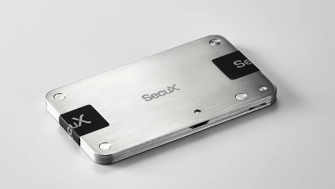 SecuX XSEED PRO Indestructible Crypto Wallet Seed Steel Storage