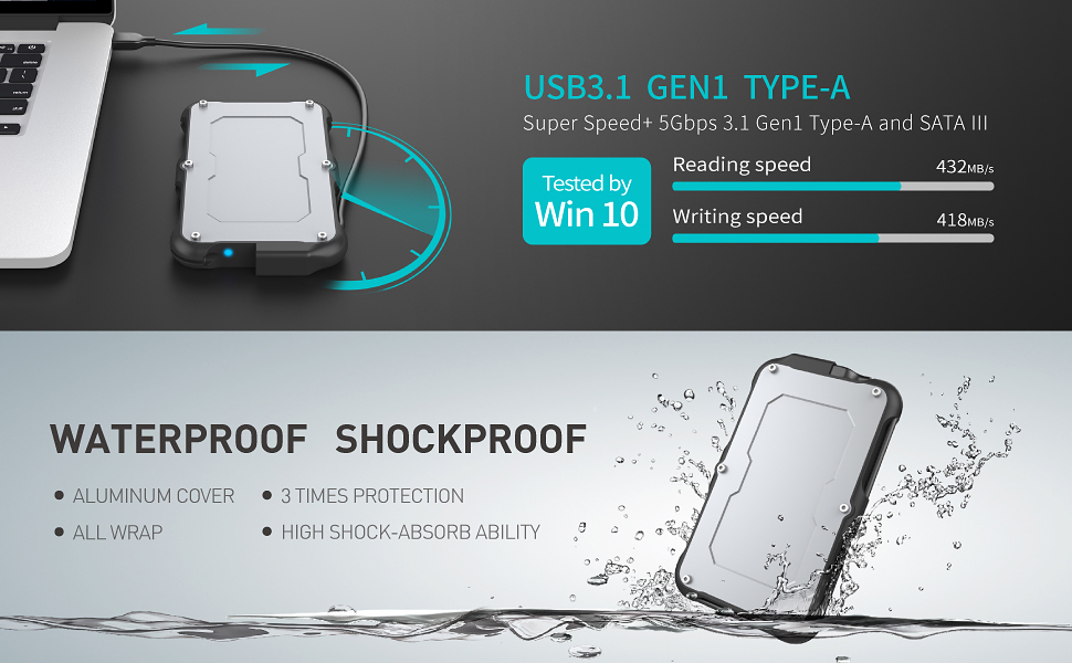 ineo 2.5'' enclosure