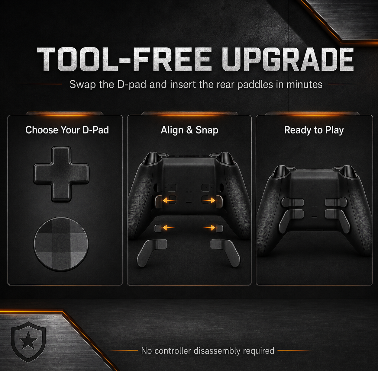 easy install elite controller parts, xbox elite paddle replacement