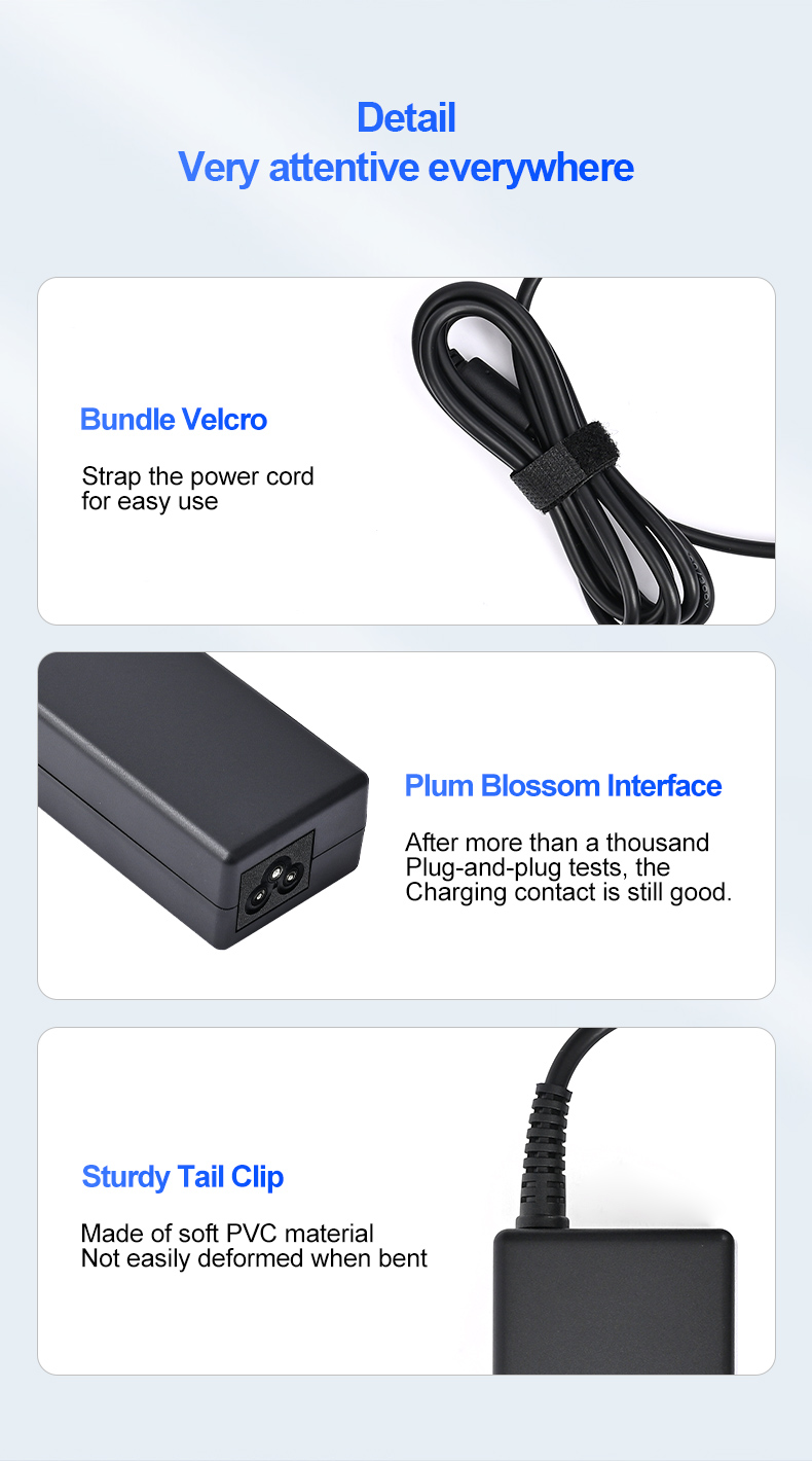 Dgkeyh Suitable for Dell 65W Laptop Charger Adapter Parameters 19.5V3.34A Interface 7.4×5.0MM