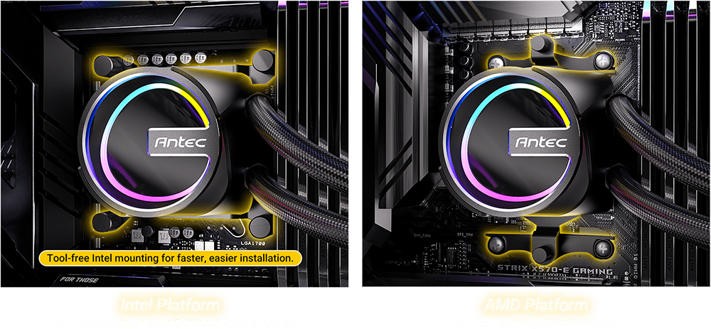 Antec Skeleton Matrix 360 ARGB Liquid CPU Cooler