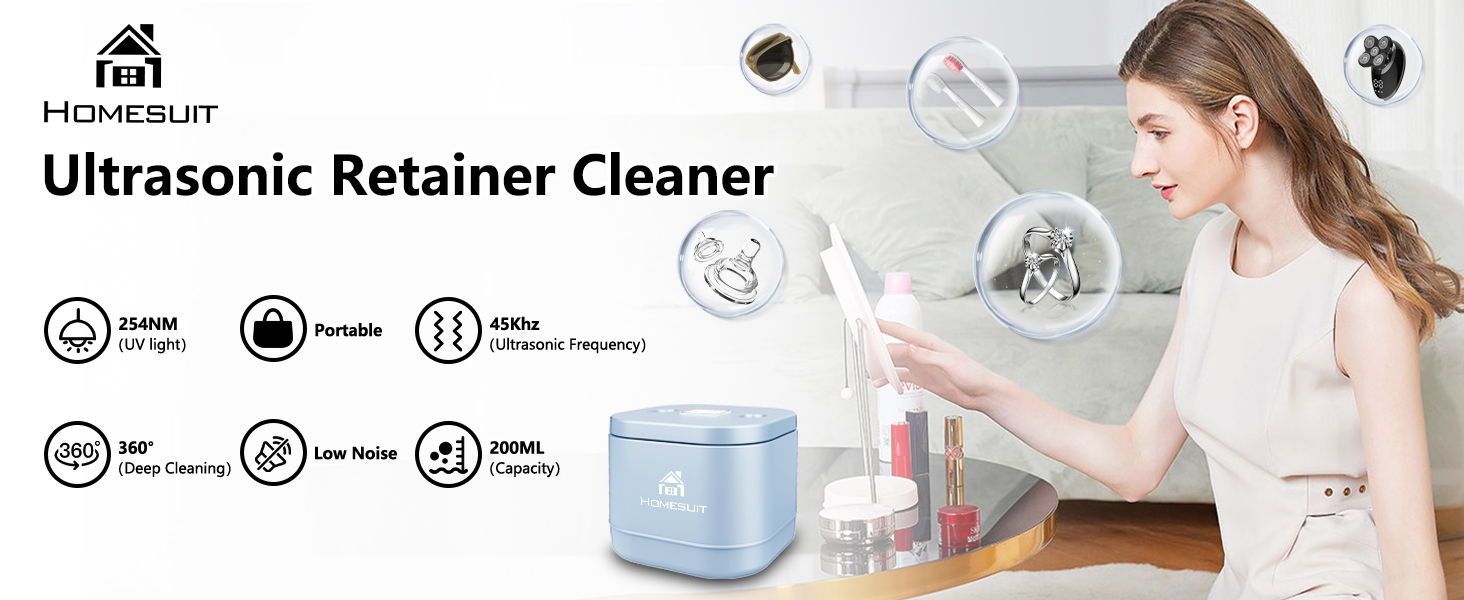 ultrasonic retainer cleaner