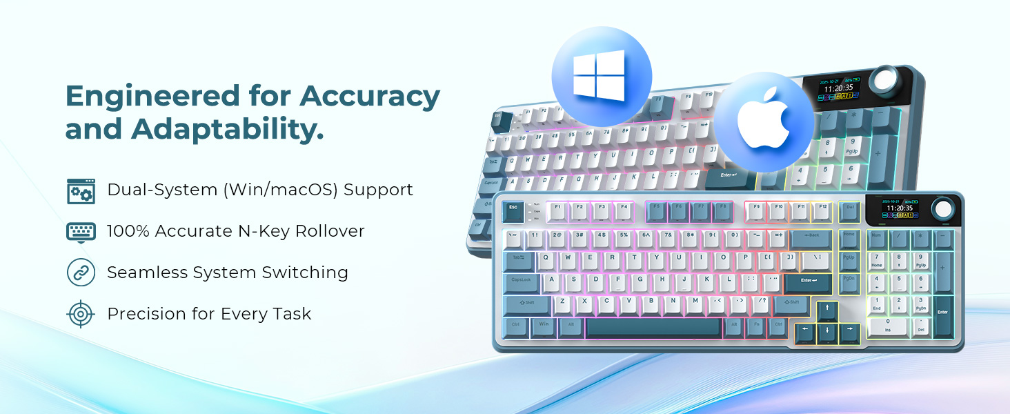 Rosewill Neon 96% Wireless Mechanical Keyboard