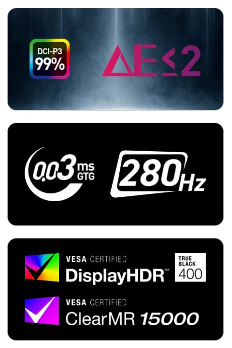 MSI MAG 272QPW QD-OLED X28 QD-OLED 2560 x 1440 (QHD) Gaming Monitor