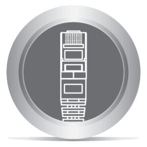 Cat6 6in Black Component Level Patch Cable, UTP, 28AWG, 550MHz, Pure Bare Copper, Snagless RJ45