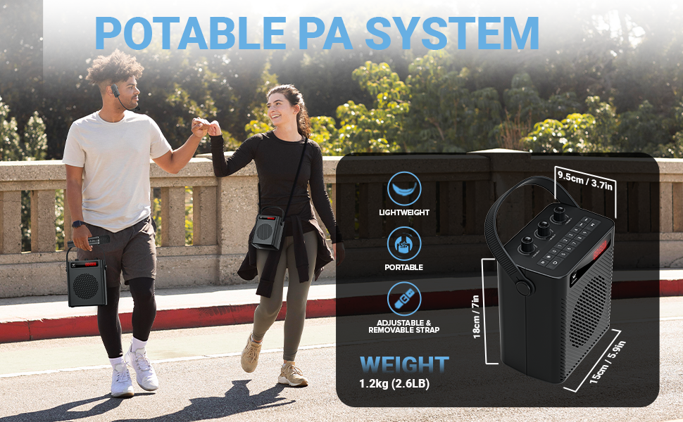 portable pa speaker