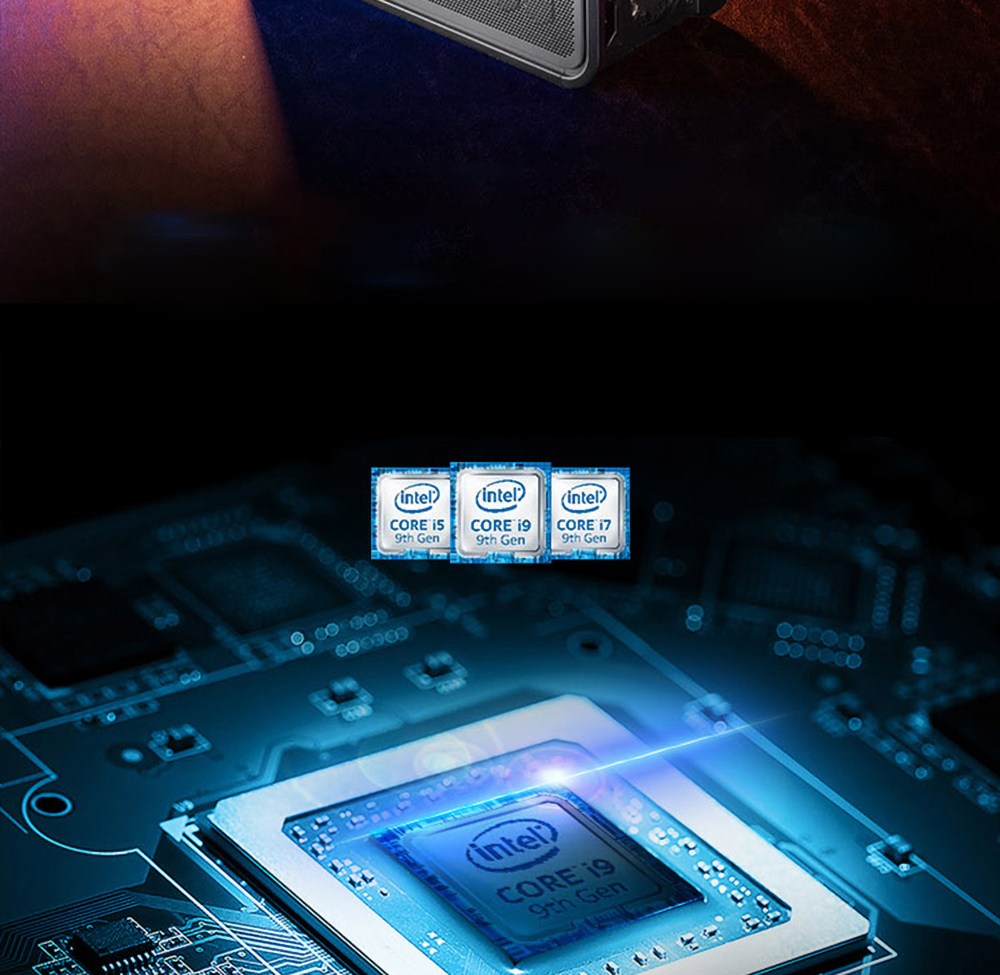 Intel NUC NUC9i9QNX Home ＆ Entertainment Mini Desktop Black i9-9980HK, 16 