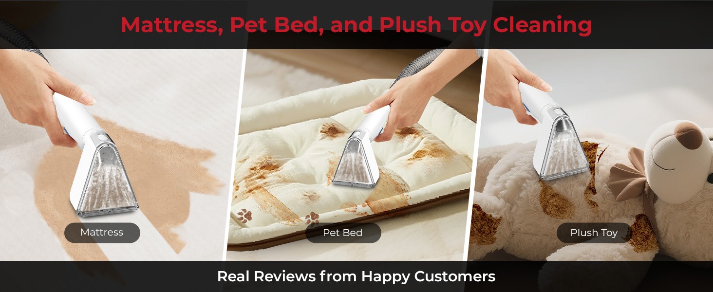 Rosewill Multi-Purpose Portable Carpet and Upholstery Cleaner - White