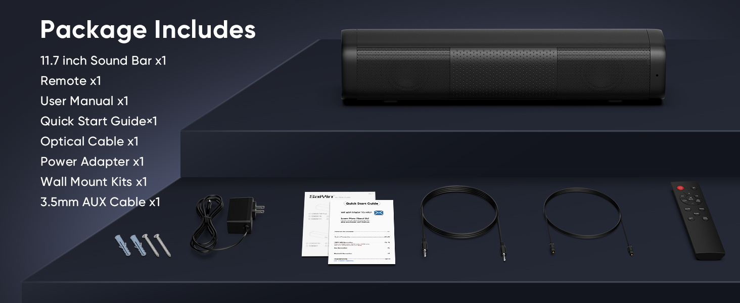 Saiyin DS6301M Plus 11.7-inch Sound Bar