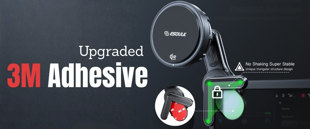 Stick On Phone Mount for Tesla