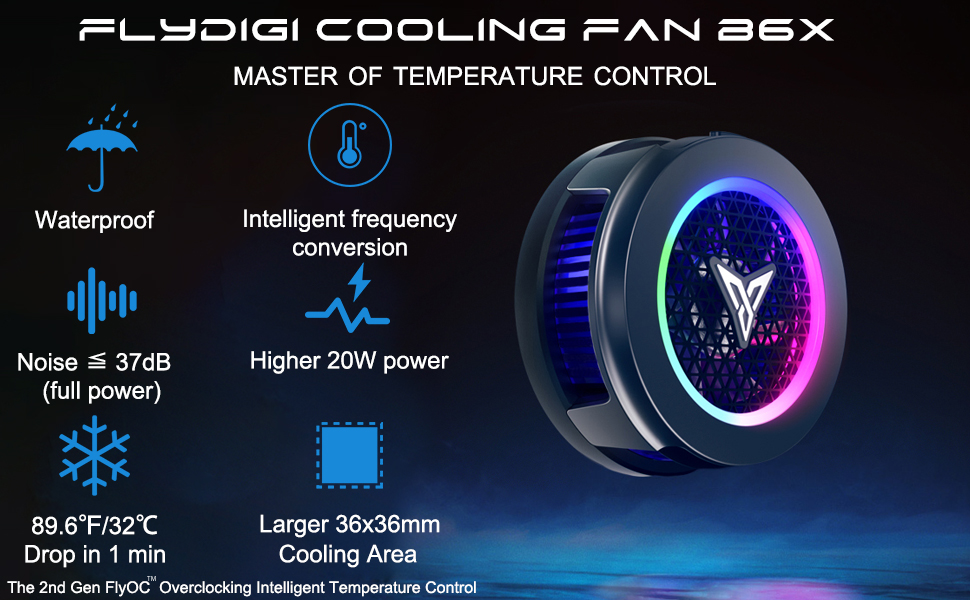 Flydigi B6X Universal Magnetic Phone Cooler