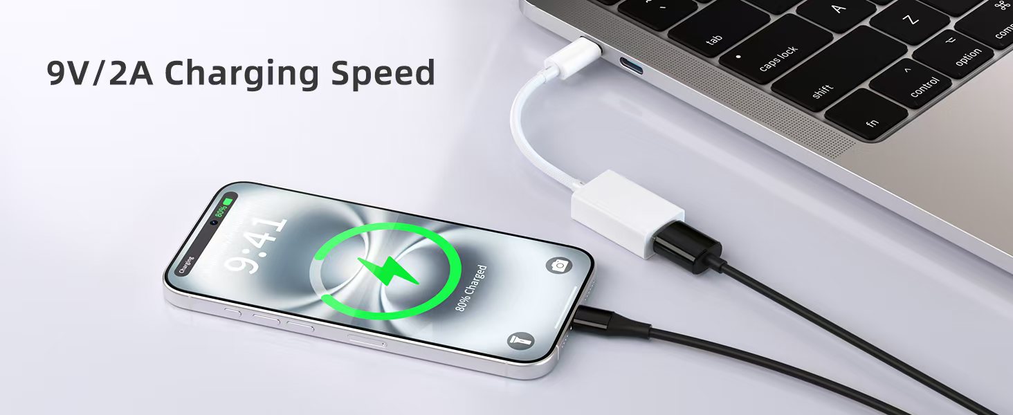 USB C to USB 3.0 Adapter [2 Pack], USB C Male to USB Female OTG Cable Thunderbolt3 to USB Adapter Co