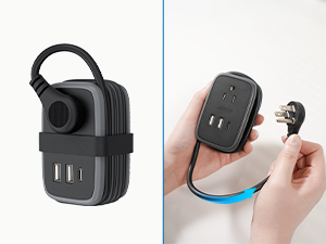 3FT Retractable Cord