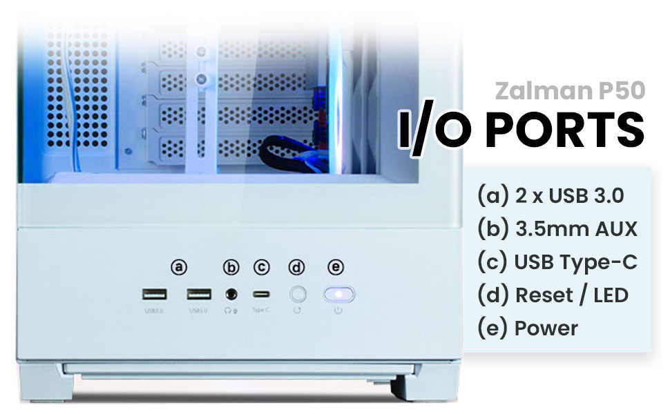 zalman p50 premium atx pc case