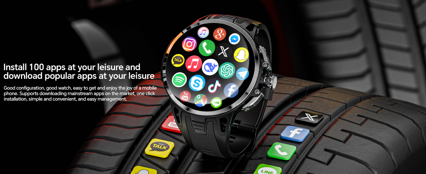 4G Unlocked Smart Watch