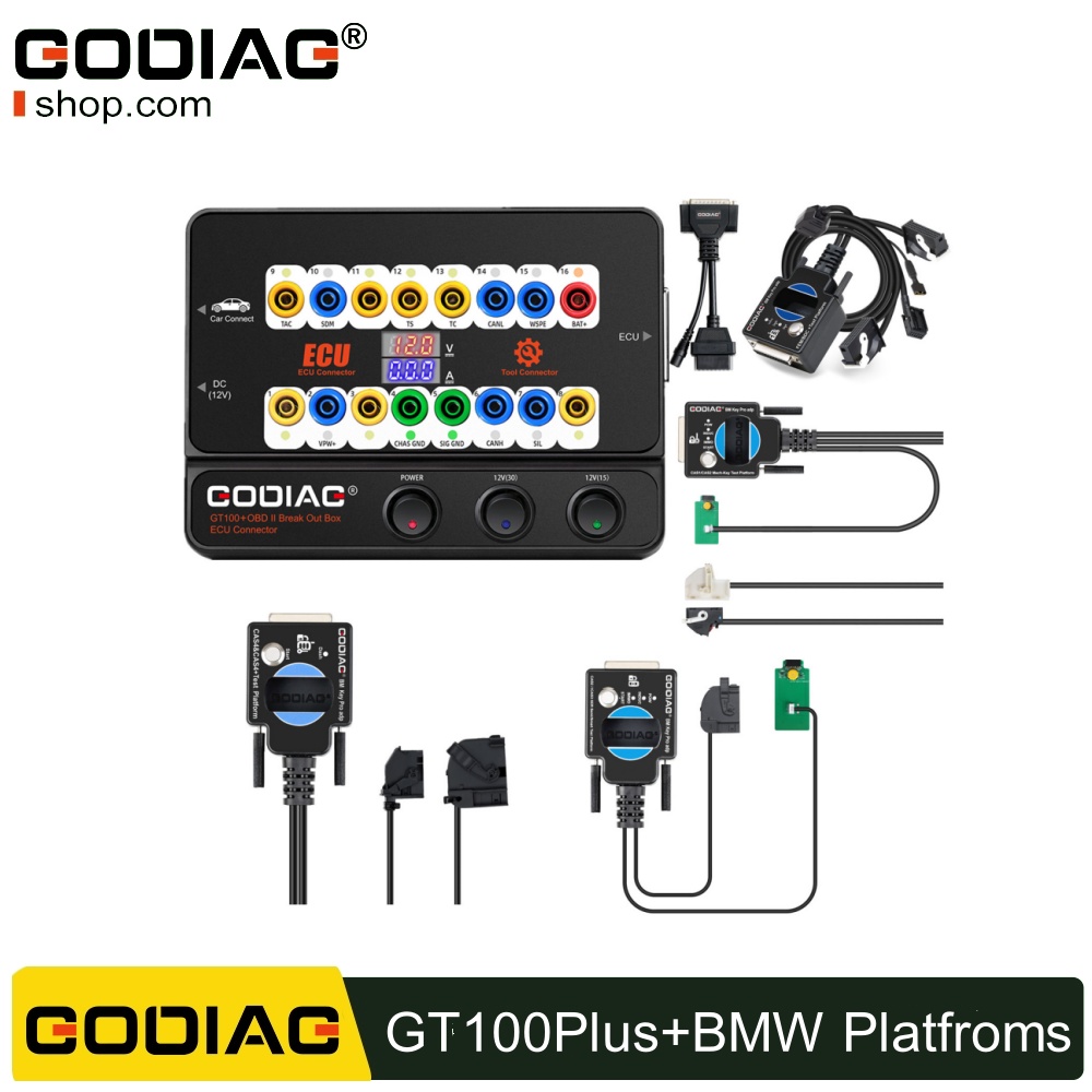 GODIAG GT100+ GT100 Pro Breakout Box Plus BMW CAS1/ CAS2/ CAS3/ CAS4/ CAS4+ and FEM/ BDC Platform