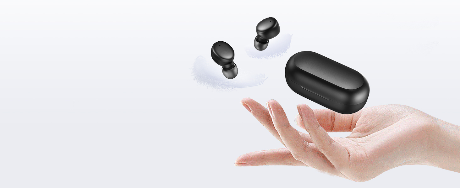 kurdene Wireless Earbuds Bluetooth 5.3 Light Weight in Ear Headphones