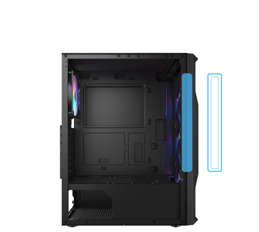 COUGAR MX110 RGB Mid-Tower ATX PC Case