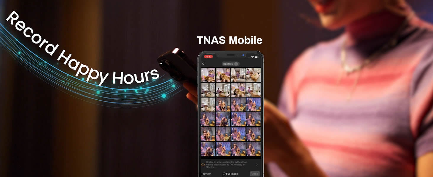 Back up mobile photos