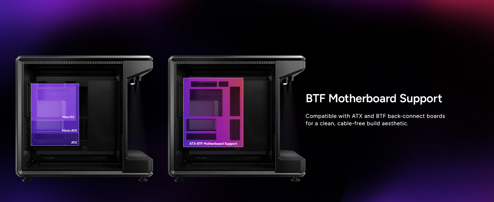  Cooler Master MasterFrame 360 Stage LCD ATX Mid-Tower PC Case