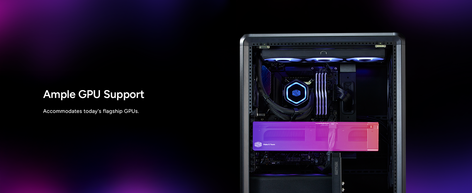 Cooler Master MasterFrame 500 Mesh Black ATX Mid-Tower PC Case