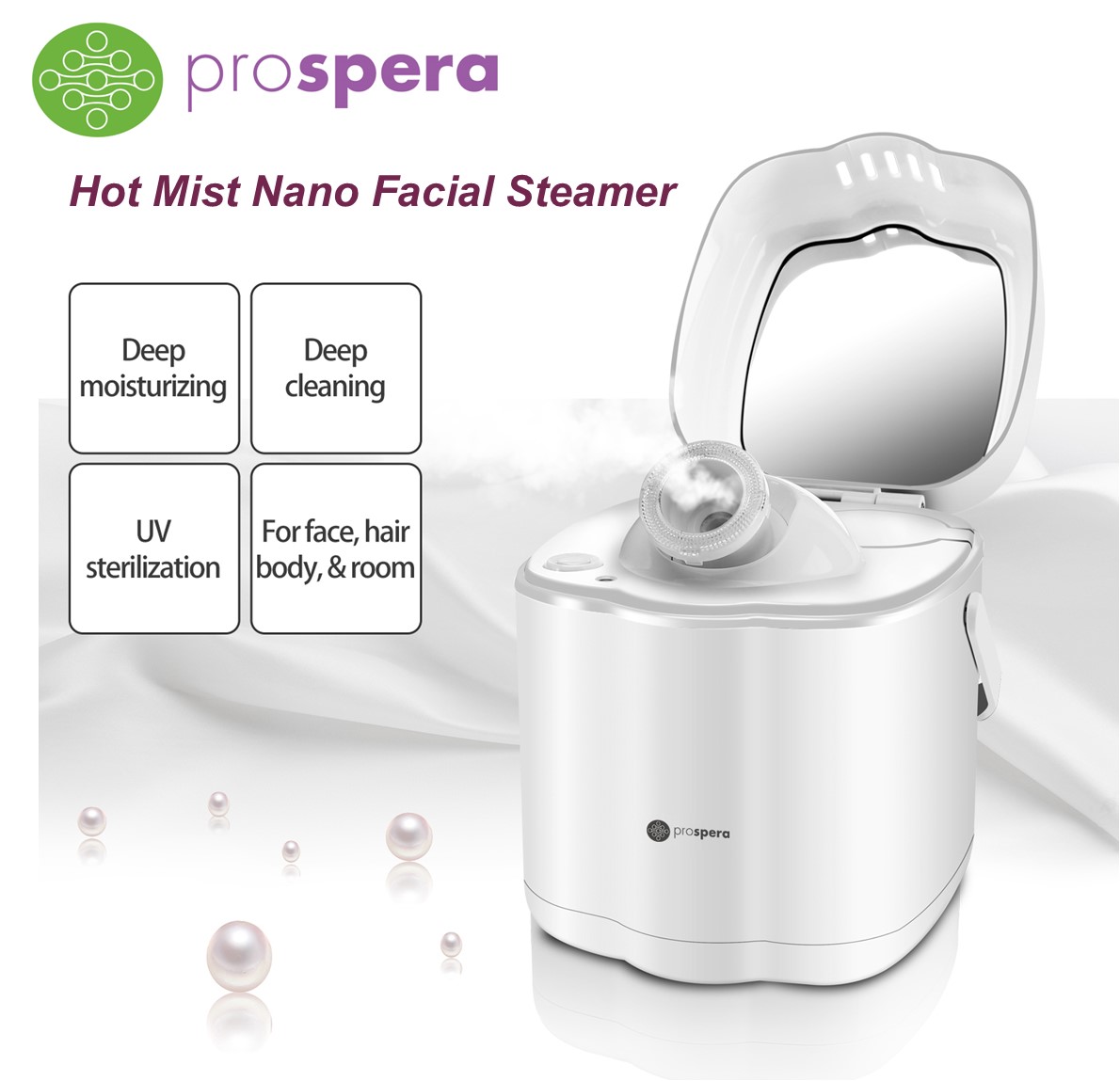 Prospera DL008 Hot Mist Nano Facial Steamer