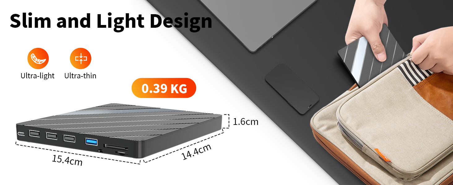 External CD DVD Drive for Laptop, 8 in 1 Portable Disc Reader Burner External CD DVD Drive