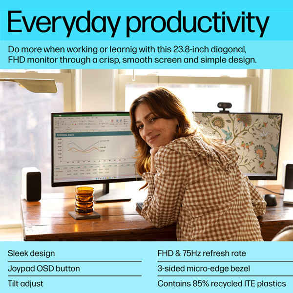 HP 24" FHD FreeSync Monitor