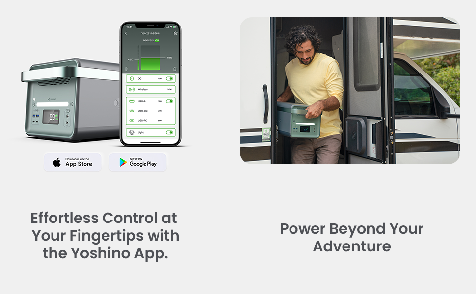 app ios android google power station for camping and home backup