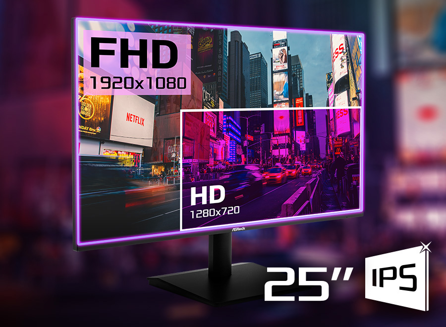 ASRock Challenger Series CL25FFBE Gaming Monitor