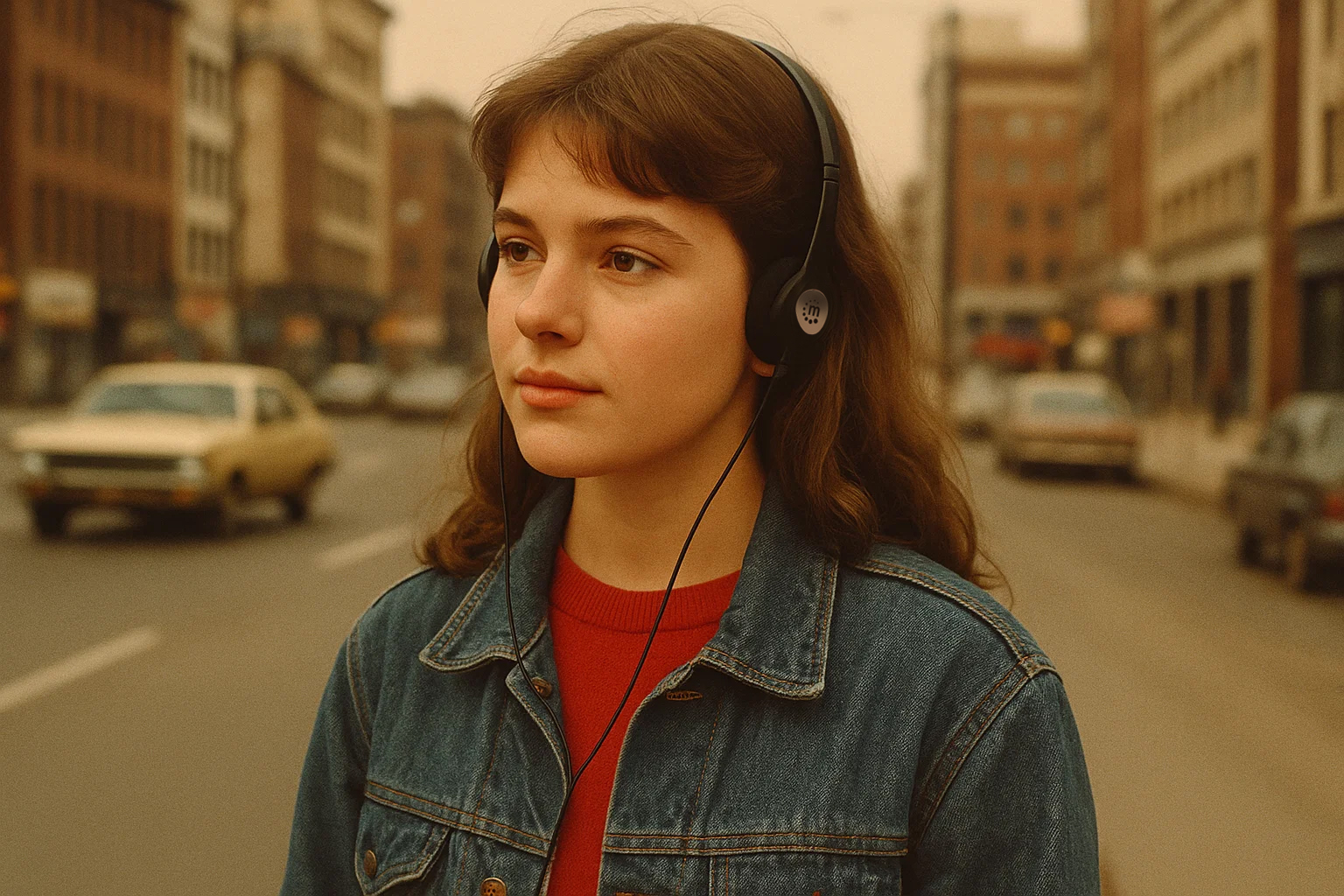 Vintage Retro Walkman Style Headphones 80s stranger things