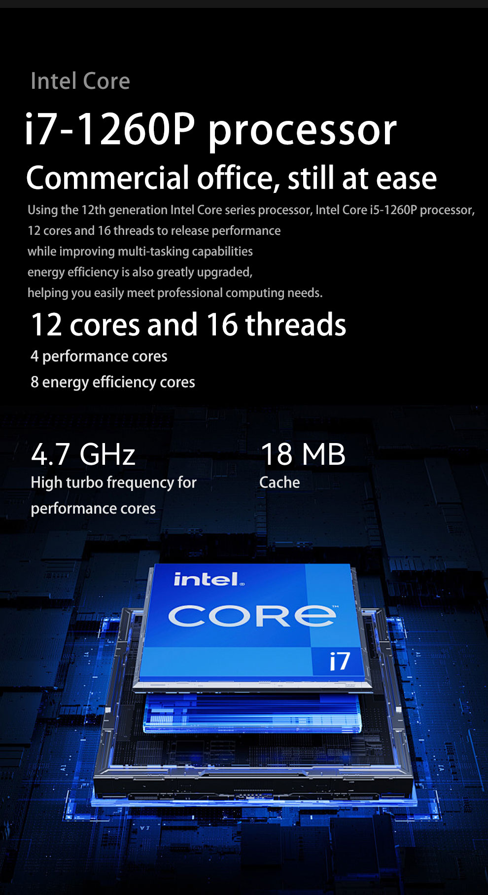 i7-1260P mini pc