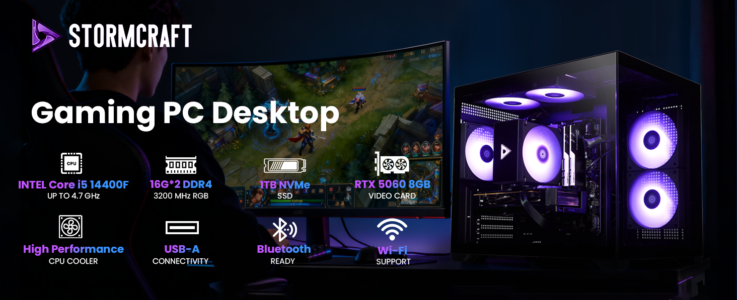 STORMCRAFT SIRIUS SI1440FCB-560N2 Gaming PC