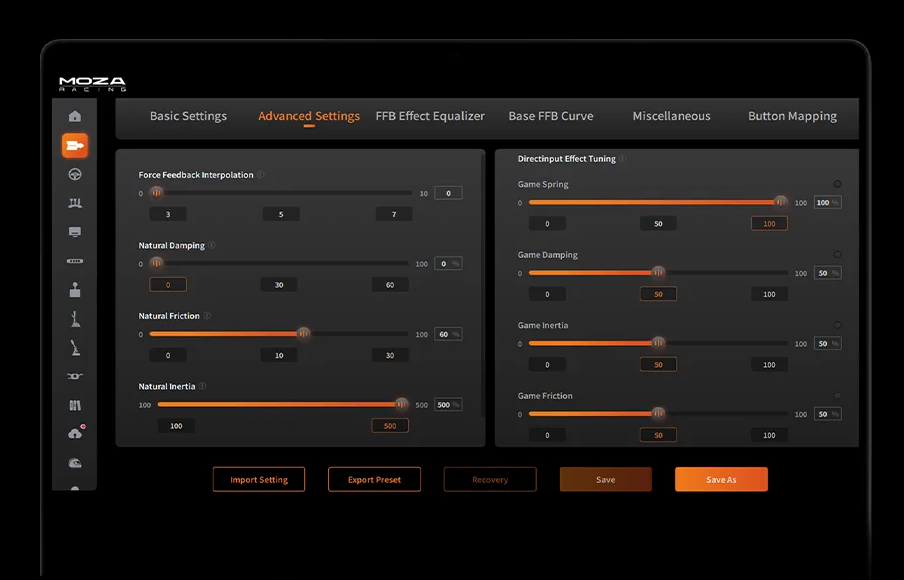 MOZA R25 Ultra True Torque DD Wheel Base