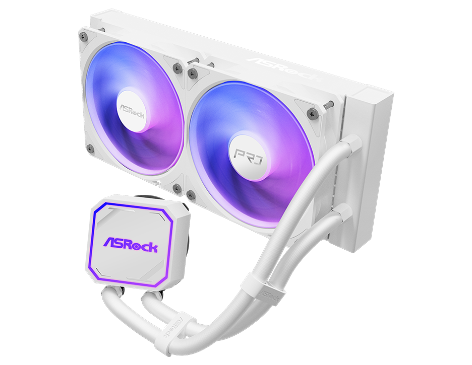 ASRock Pro White 240 ARGB AIO Liquid Cooler