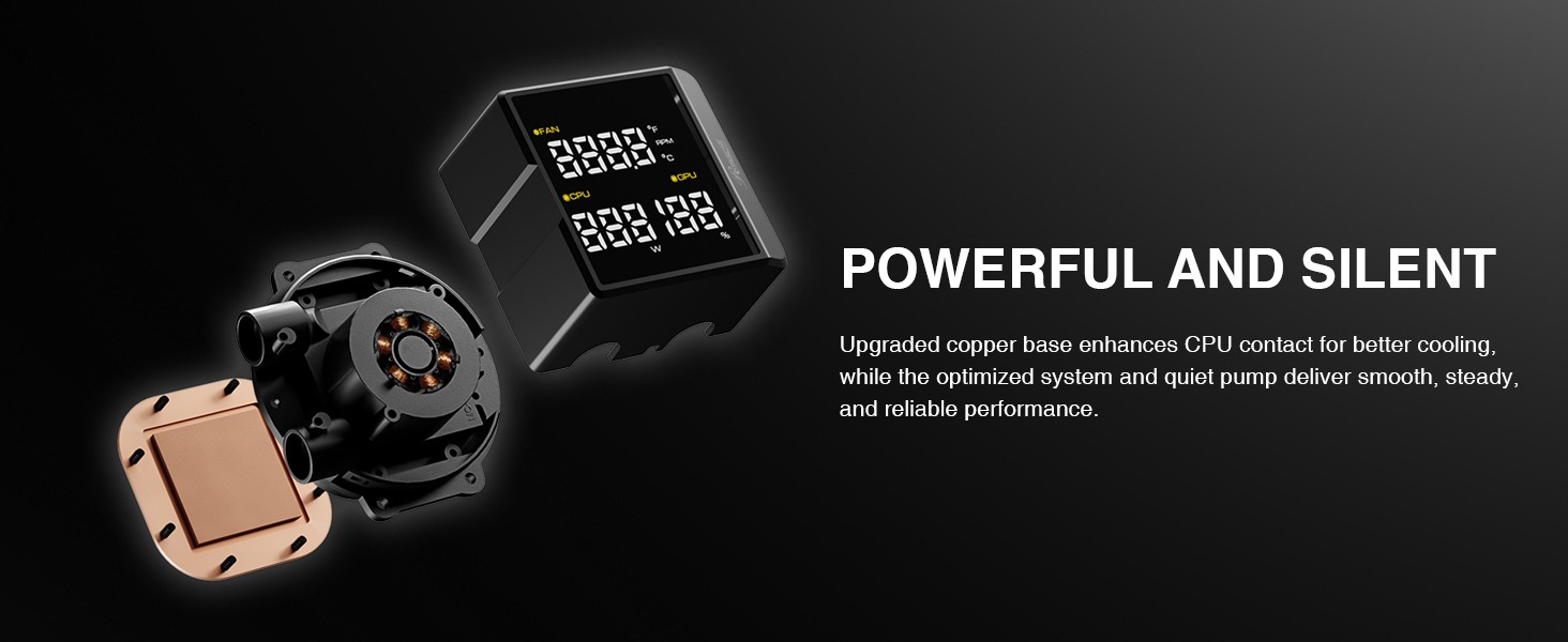 Rosewill FROSTMAX 240mm Digital ARGB AIO CPU Cooler