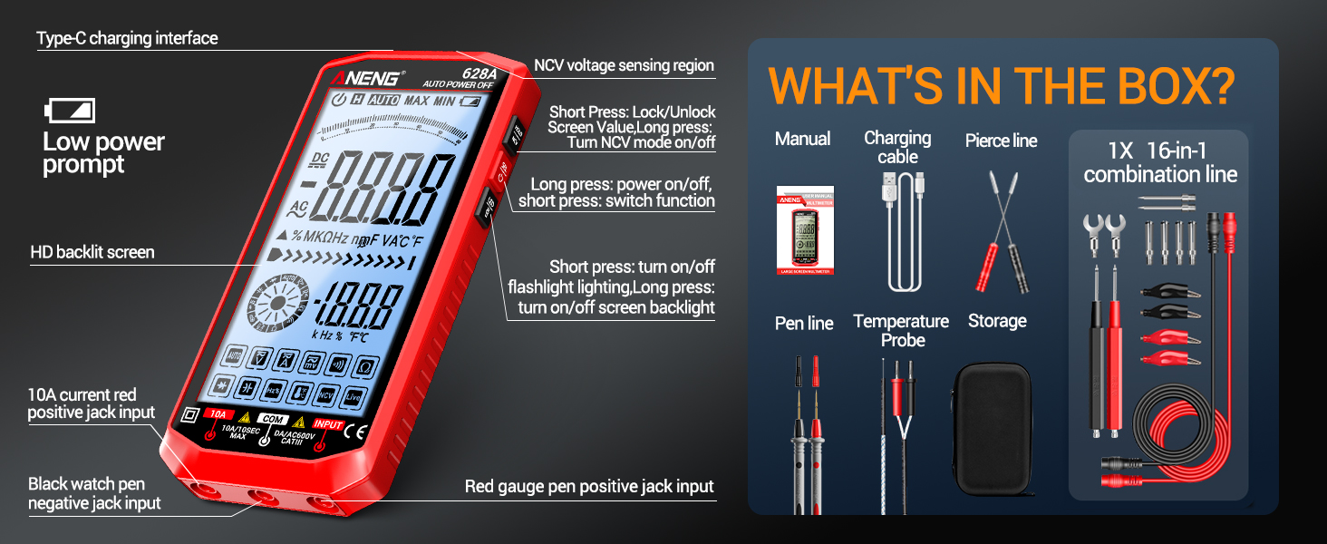 Rechargeable Multimeter