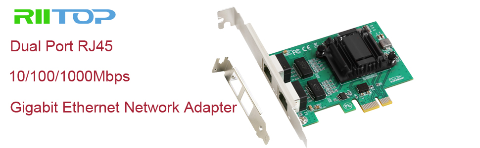 pcie 1000M dual port network adapter card