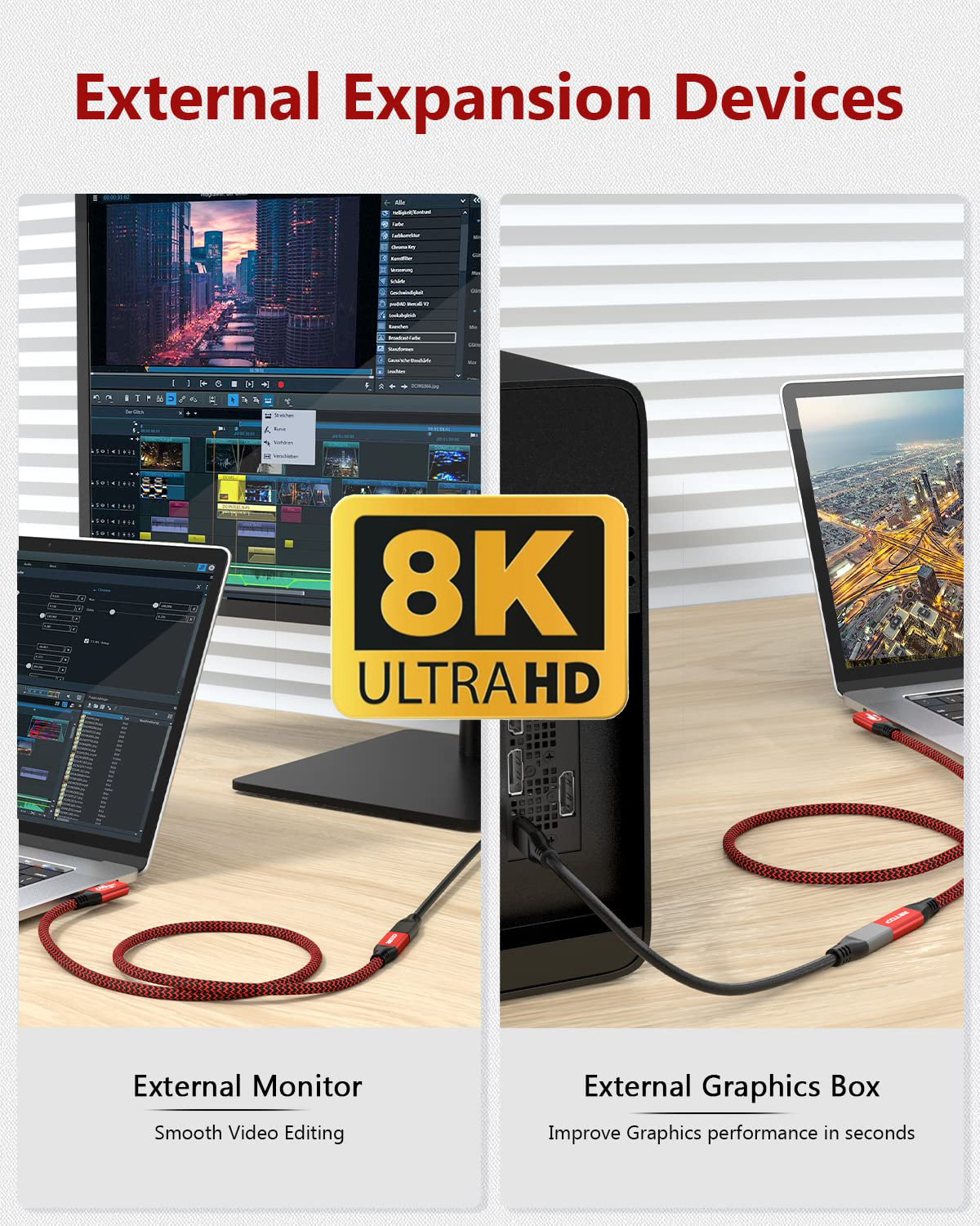 usb4.0 extension cable cord 40Gbps