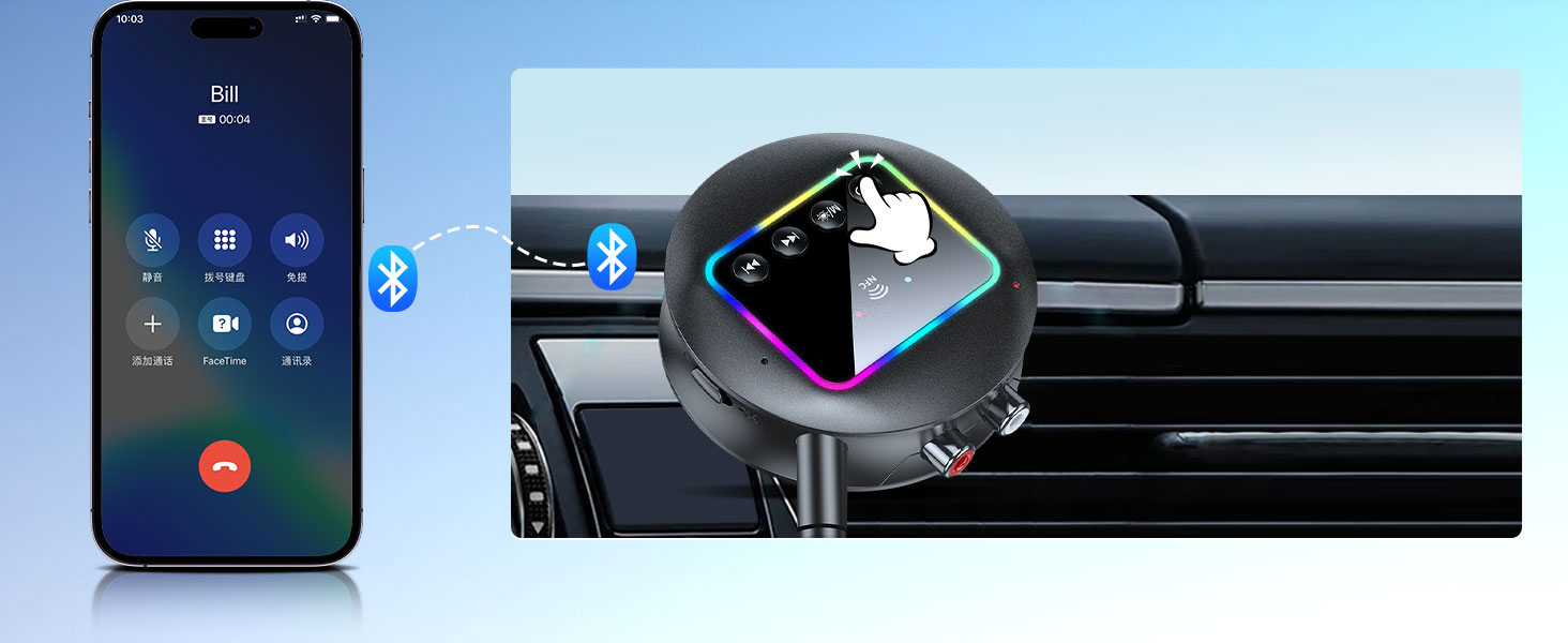 Wireless Bluetooth 5.4 Adapter - Bluetooth Transmitter & Receiver (TX | RX), Bluetooth Adapter