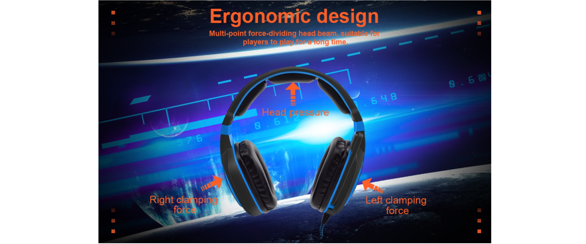 gaming headset,ergonomic design